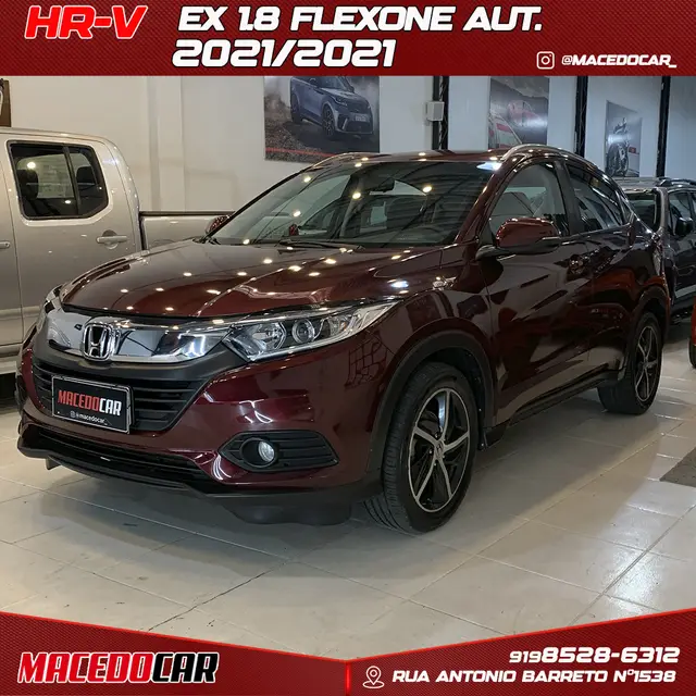 Carro Honda HR-V 2021 EX CVT 1.8 I-VTEC FlexOne