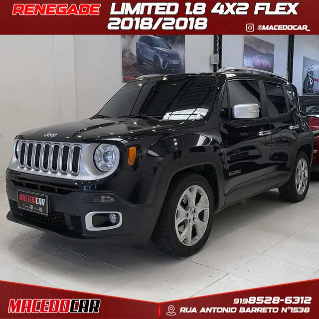 Carro Jeep Renegade 2018 Limited 1.8 4x2 (Aut) (Flex)