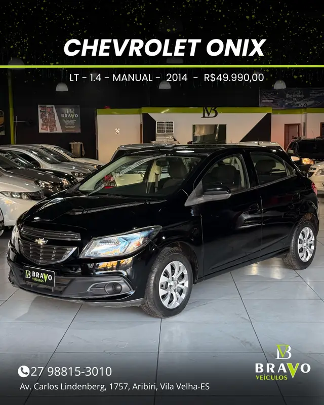 Carro Chevrolet Onix 2014 1.4 LT SPE/4