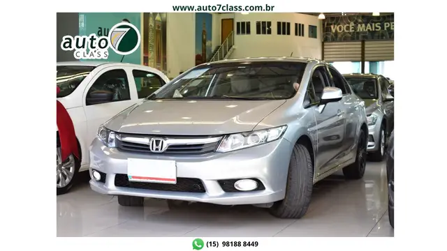 Carro Honda Civic 2014 New  LXS 1.8 16V i-VTEC (Aut) (Flex)