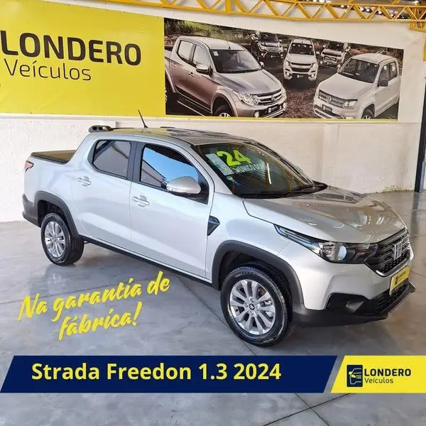 Carro Fiat Strada 2024 Freedom 1.3 Flex 8V CD