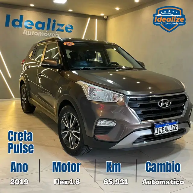 Carro Hyundai Creta 2019 Pulse Plus 1.6 (Aut) (Flex)