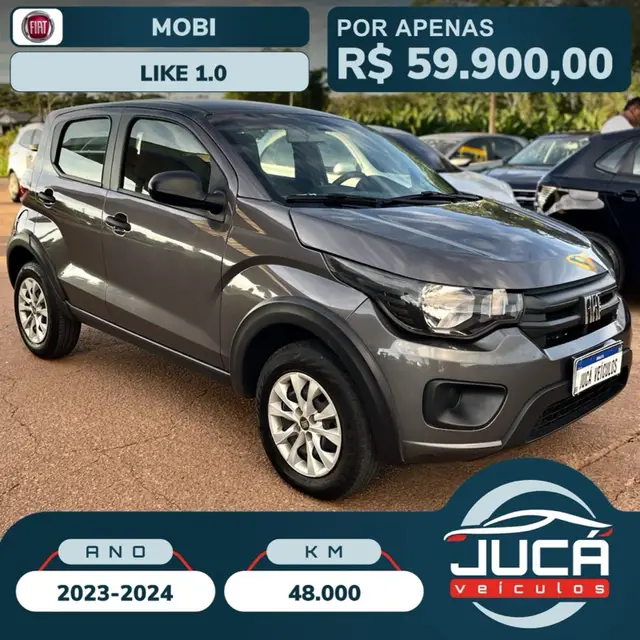 Carro Fiat Mobi 2024 Like 1.0