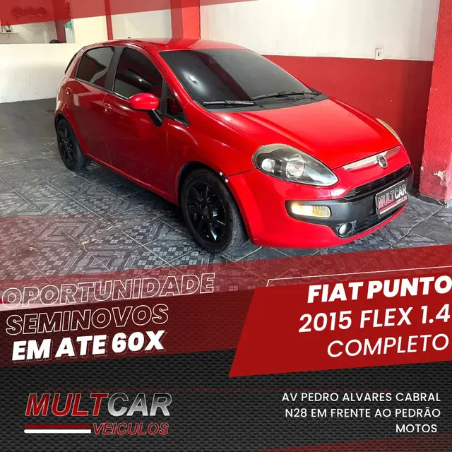 Carro Fiat Punto 2015 Attractive 1.4 (Flex)