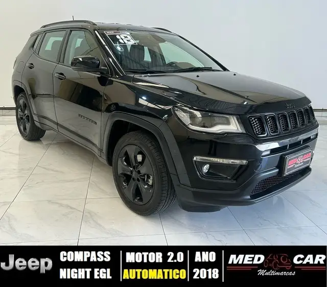 Carro Jeep Compass 2018 2.0 Night Eagle (Aut) (Flex)