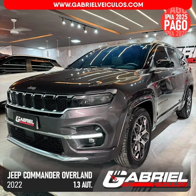 Carro Jeep Commander 2022 Overland T270 Flex (Aut)