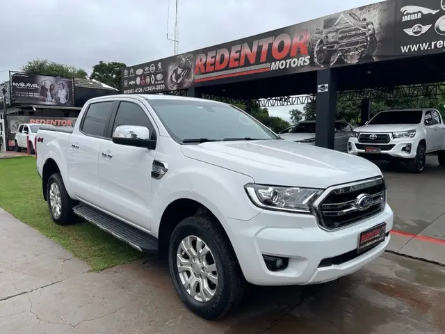 Carro Ford Ranger Cabine Dupla 2021 XLT 3.2 Turbodiesel 20V 4x4 (Aut)