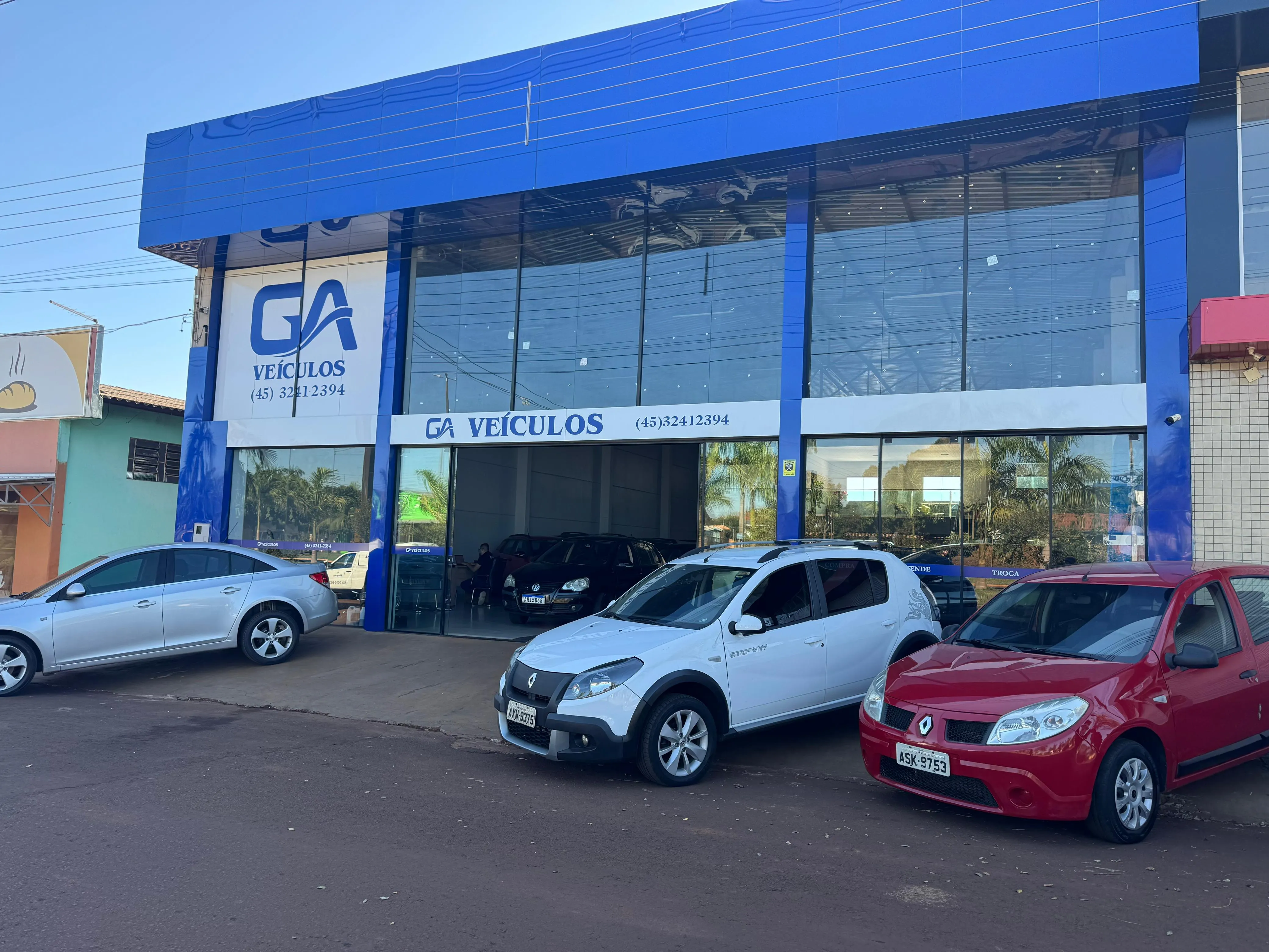 Fachada da loja Veículos à venda em GA VEICULOS  - Cafelândia - PR | Mobiauto