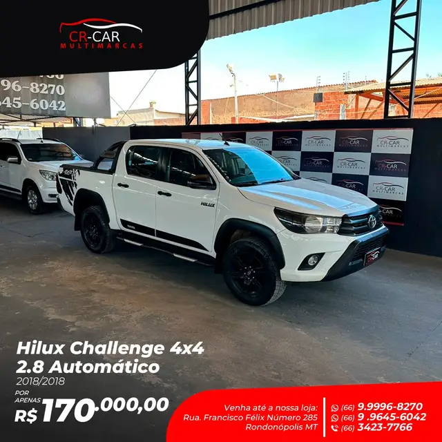 Carro Toyota Hilux Cabine Dupla 2018 Hilux 2.8 TDI STD CD 4x4