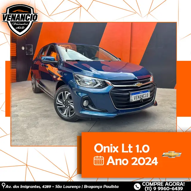 Carro Chevrolet Onix 2024 LT 1.0