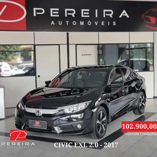 Carro Honda Civic 2017 EXL 2.0 i-VTEC CVT