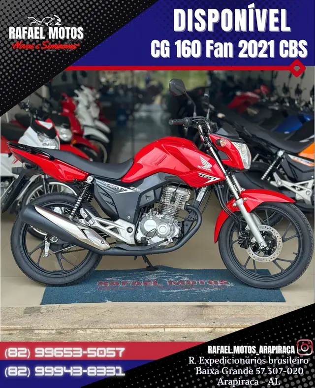 Carro Honda CG 160 2021 Fan
