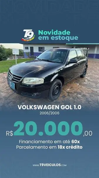 Carro Volkswagen Gol 2006 City 1.0 (Flex) 4p
