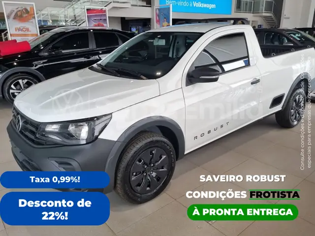 Carro Volkswagen Saveiro 2025 Robust Total Flex 16V