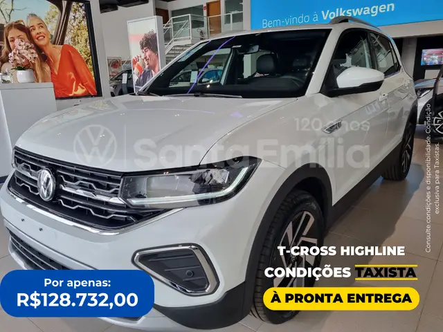 Carro Volkswagen T-Cross 2025 1.4 TSI Highline (Aut) (Flex)