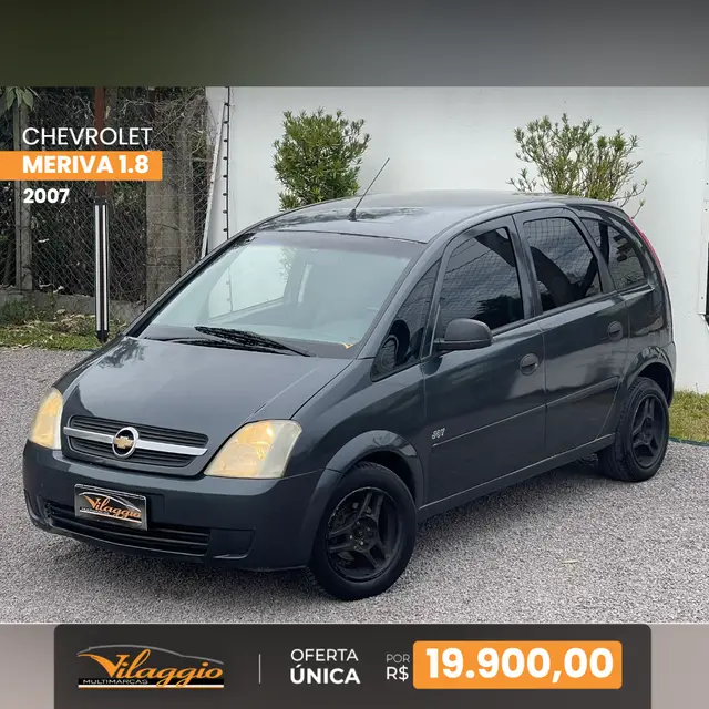 Carro Chevrolet Meriva 2007 Joy 1.8 (Flex)