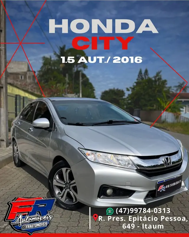 Carro Honda City 2016 EXL 1.5 CVT (Flex)