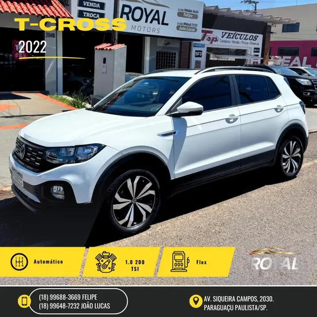 Carro Volkswagen T-Cross 2022 1.0 200 TSI Comfortline (Aut) (Flex)