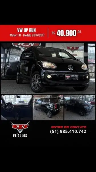 Volkswagen Up! 1.0 12v E-Flex black up!