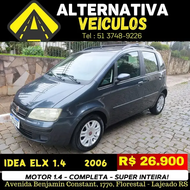 Carro Fiat Idea 2006 ELX 1.4 (Flex)