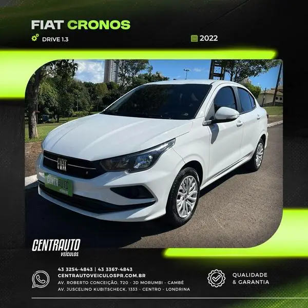 Carro Fiat Cronos 2022 1.3