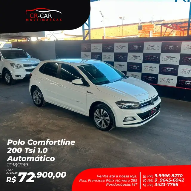 Carro Volkswagen Polo 2019 1.0 200 TSI Highline (Aut) (Flex)