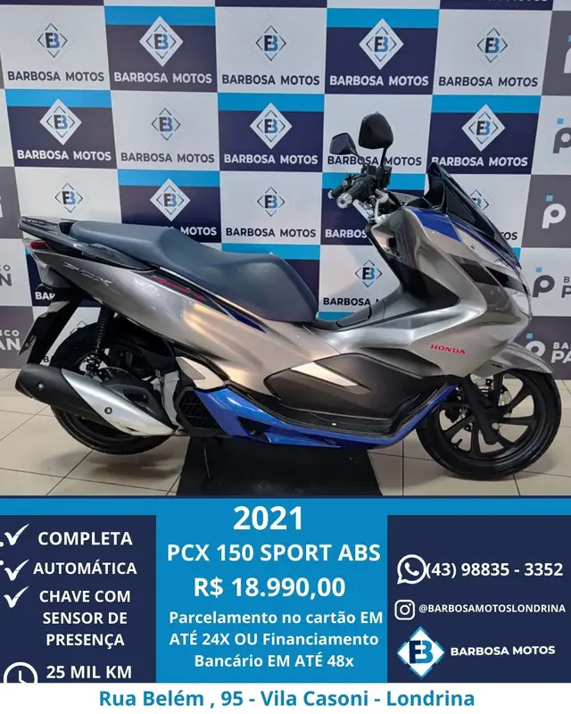 Moto Honda PCX 150 2021 Sport