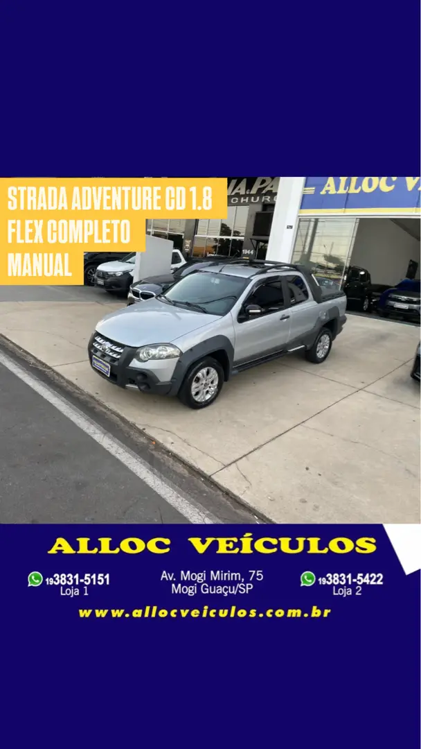 Carro Fiat Strada 2010 Adventure 1.8 8V (Flex) (Cabine Dupla)