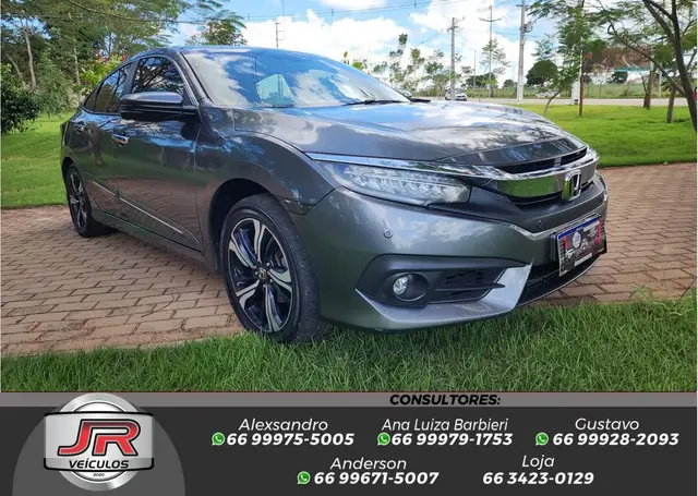 Carro Honda Civic 2018 1.5 Touring Turbo Aut