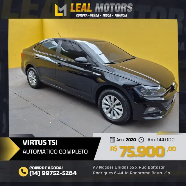 Carro Volkswagen Virtus 2020 1.0 200 TSI Comfortline (Flex) (Aut)