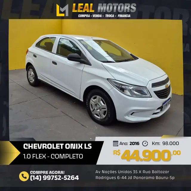 Carro Chevrolet Onix 2016 1.0 LS SPE/4