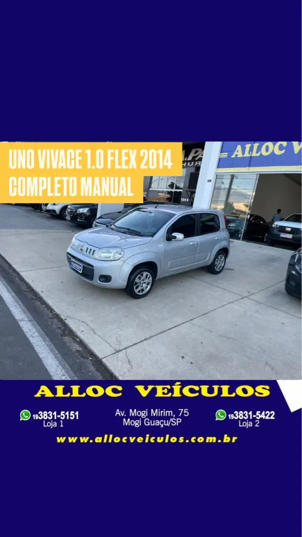Carro Fiat Uno 2014 Vivace College 1.0 8V (Flex) 4p