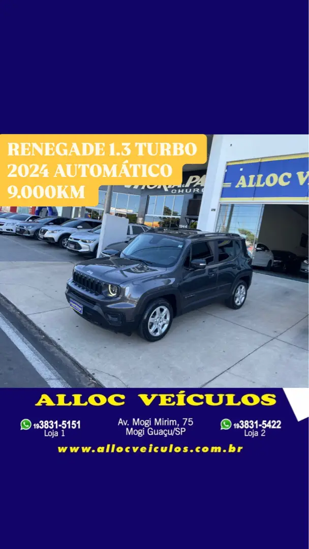 Carro Jeep Renegade 2024 T270 1.3 Turbo 4x2