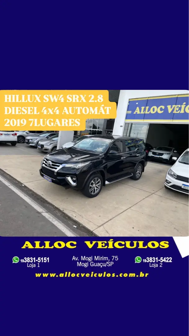 Carro Toyota SW4 2019 2.8 TDI SRX 7L 4x4 (Aut) (Diesel)