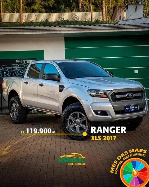 Carro Ford Ranger Cabine Dupla 2017 Ranger 2.2 TD XLS CD 4x4 (Aut)
