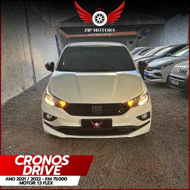 Carro Fiat Cronos 2022 Drive 1.3 S-Design (Flex)