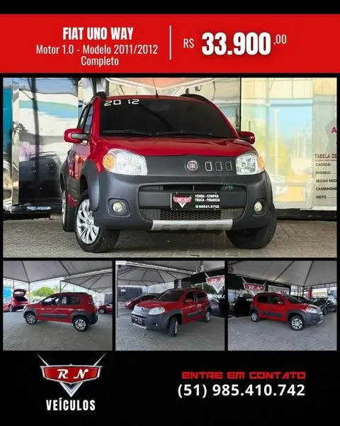 Fiat Uno Mille Uno Mille Celeb. WAY ECON. 1.0 F.Flex 2p