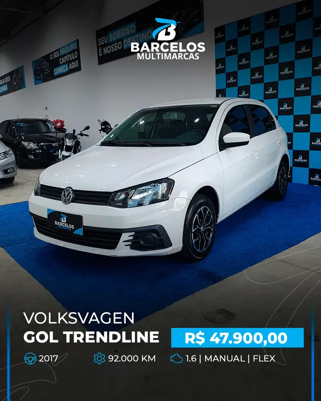 Carro Volkswagen Gol 2018 1.6 MSI Trendline (Flex)