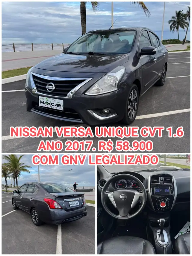 Carro Nissan Versa 2017 1.6 16V Unique CVT (Flex)