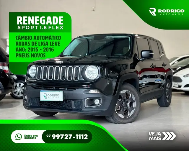 Carro Jeep Renegade 2016 Sport 1.8 4x2 (Aut) (Flex)