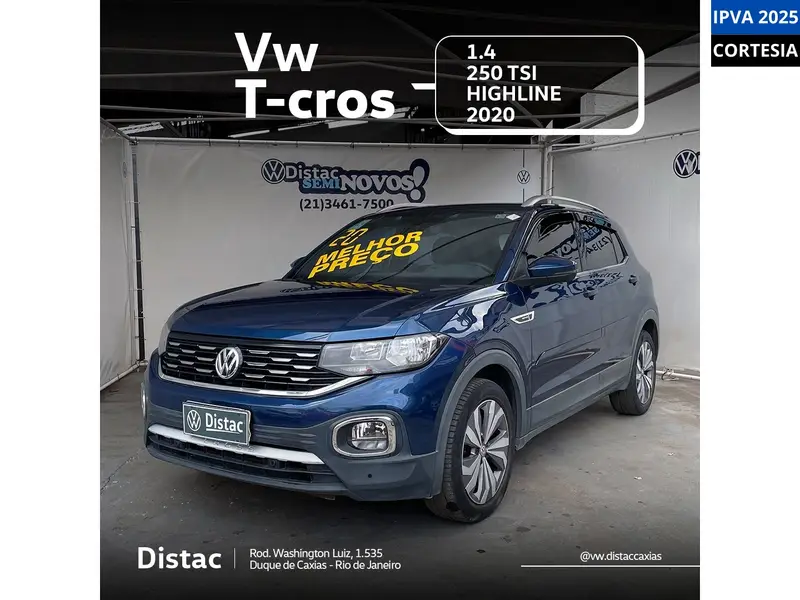 Volkswagen T-Cross 1.4 TSI Highline (Aut) (Flex)