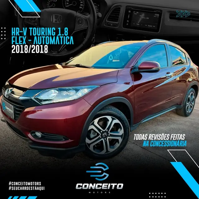 Carro Honda HR-V 2018 Touring CVT 1.8 I-VTEC FlexOne