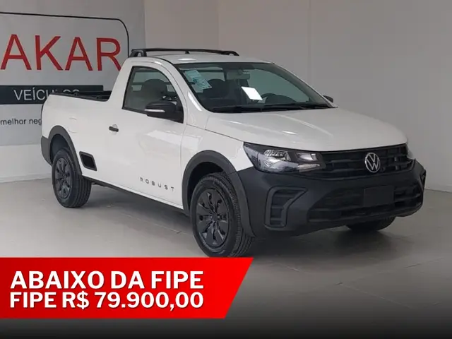 Carro Volkswagen Saveiro 2024 Robust CS 1.6