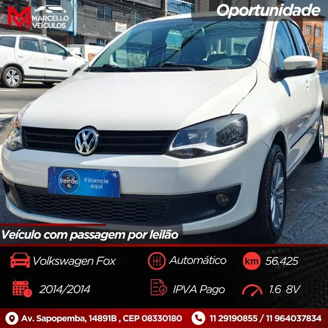 Carro Volkswagen Fox 2014 1.6 VHT Highline (Flex)