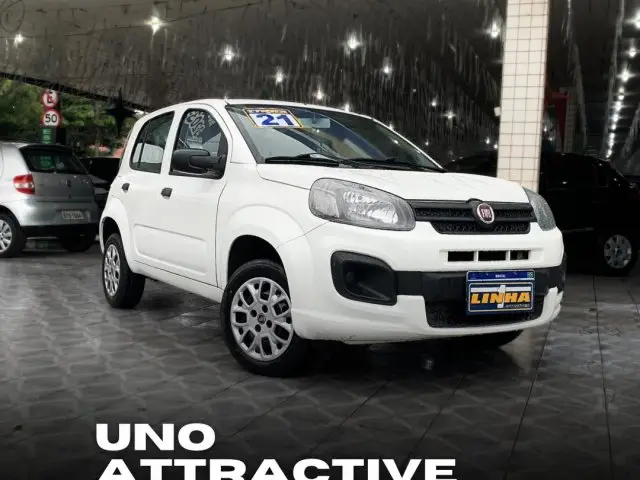 Carro Fiat Uno 2021 Attractive 1.0