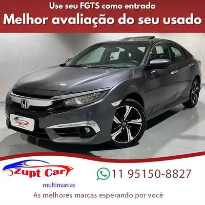Carro Honda Civic 2017 Touring 1.5 Turbo CVT