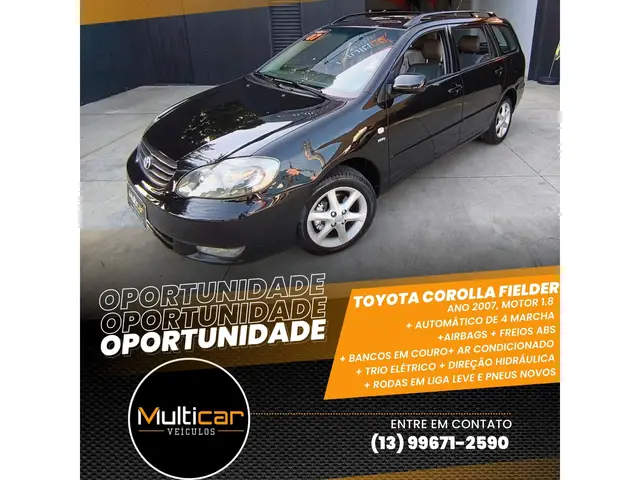 Carro Toyota Corolla Fielder 2007 1.8 16V (aut)
