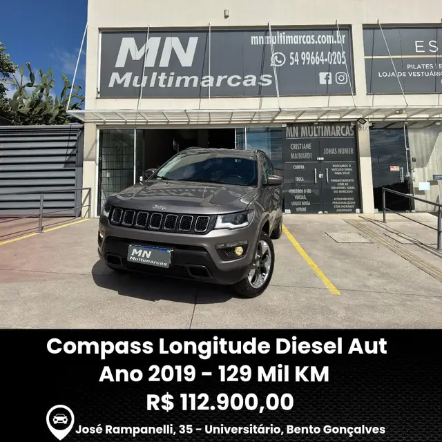 Carro Jeep Compass 2019 2.0 TDI Longitude 4WD (Aut)