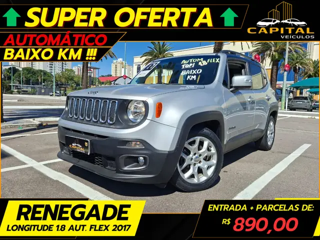 Carro Jeep Renegade 2017 Longitude 1.8 4x2 (Aut) (Flex)