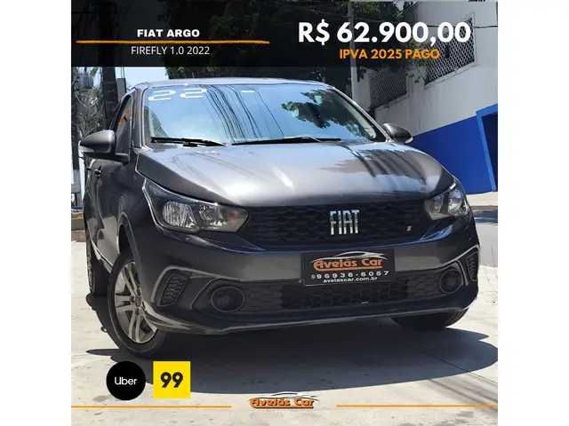 Carro Fiat Argo 2022 1.0